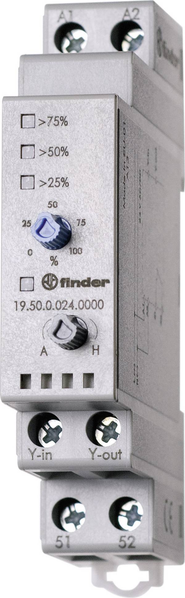 monitorovací relé  1 spínací kontakt Finder 19.50.0.024.0000  1 ks