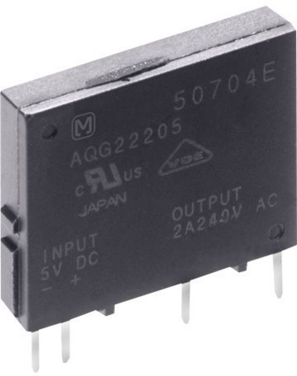 Panasonic polovodičové relé AQG22124 2 A Spínací napětí (max.): 264 V/AC spínání při nulovém napětí 1 ks