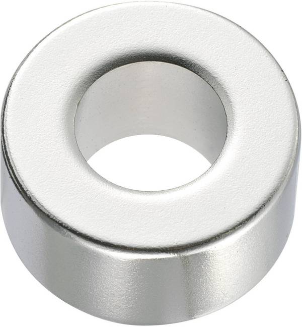 TRU COMPONENTS 506012 permanentní magnet kruhový (Ø x v) 20 mm x 10 mm N45 1.33 - 1.37 T Max. pracovní teplota: 80 °C
