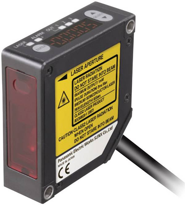 Panasonic HL-G112-A-C5 laserový senzor pro měření vzdálenosti 1 ks 24 V/DC Max. dosah: 180 mm (d x š x v) 57 x 20.4 x 60 mm