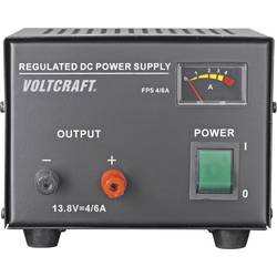 Laboratorní zdroj s pevným napětím VOLTCRAFT FSP-1134, 13.8 V/DC, 4 A, 55 W;Kalibrováno dle ISO