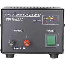 Laboratorní zdroj s pevným napětím VOLTCRAFT FSP-1138, 13.8 V/DC, 8 A, 110 W;Kalibrováno dle ISO