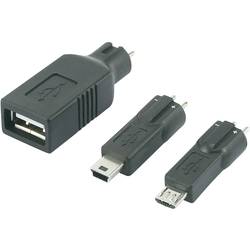 USB, MiniUSB a MicroUSB redukce k síťovým adaptérům Voltcraft
