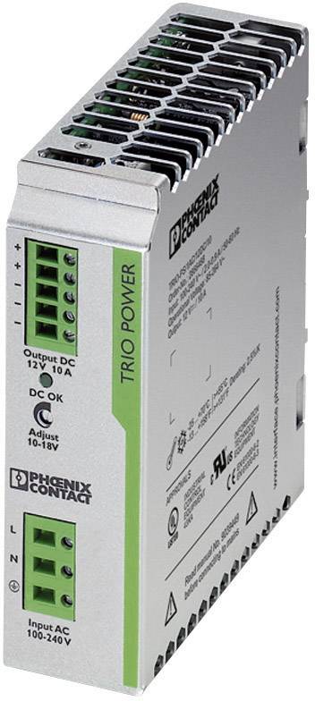 Phoenix Contact 2866488 síťový zdroj na DIN lištu 12 V/DC 10 A 120 W Počet výstupů:1 x Obsah 1 ks