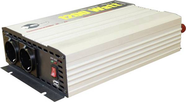 e-ast měnič napětí HPL 1200-D-12, 1200 W, 12 V/DC -> 230 V/AC, 5 V/DC