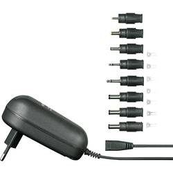 Sieťový adaptér s redukciami Voltcraft SPS12-12W, 3 - 12 V/DC, 12 W