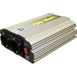 Trapézový menič napätia DC / AC e-ast CL700-D-12 z 12 V/DC na 230 V/AC, 5 V/DC, 700 W