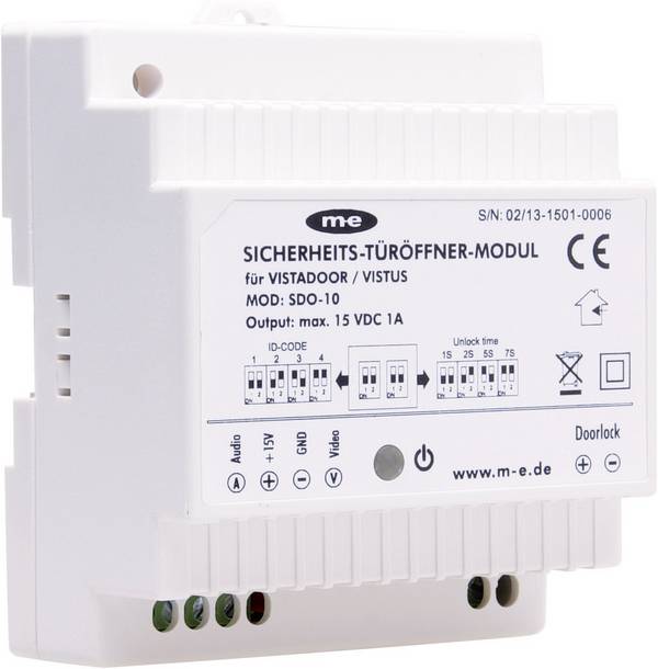 m-e modern-electronics   domovní telefon modul otevírání dveří, SDO-10