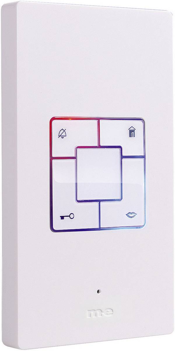 m-e modern-electronics  kabelový domovní telefon vnitřní jednotka, bílá, Vistus AD 400