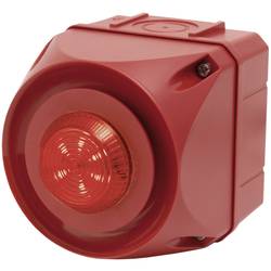 Kombinované signalizační zařízení Auer Signalgeräte ADS-T, červená, trvalé světlo, blikající světlo, 24 V/DC, 24 V/AC, 108 dB
