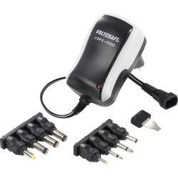 Sieťový adaptér s redukciami Voltcraft USPS-1000, 3 - 12 V/DC, 12 W