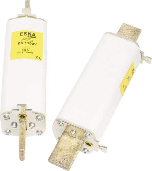 ESKA NH 1 DC 1100V 160A Schraubkontakt NH pojistka  Vhodné pro (pojistky) solární pojistka Velikost pojistky = 1  160 A  1100 V/DC 1 ks