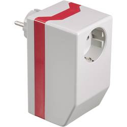 Puzdro na zástrčku Strapubox SG 1022, 121 x 66 x 55 , plast, sivá