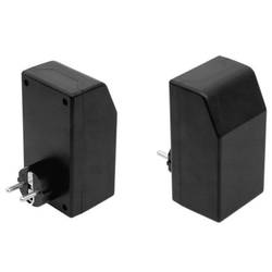 Puzdro na zástrčku Strapubox SG 1021, 121 x 66 x 55 , plast, sivá