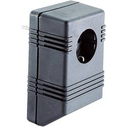 Puzdro na zástrčku Strapubox SG722, plast, 126 x 75 x 53 , čierna, 1 ks