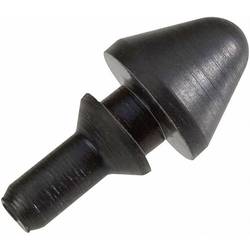 Tlumicí přístrojová nožička se západkou PB Fastener 1281-01, (Ø x v) 8 mm x 16.7 mm, černá, 1 ks