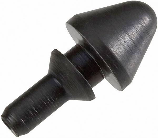 PB Fastener 1281-01 tlumicí přístrojová nožička se západkou černá (Ø x v) 8 mm x 16.7 mm 1 ks
