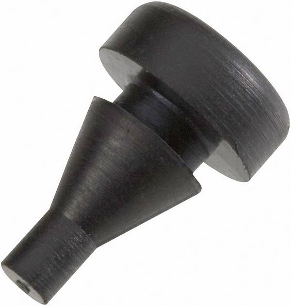 PB Fastener 1300-01 tlumicí přístrojová nožička se západkou černá (Ø x v) 10 mm x 14.5 mm 1 ks