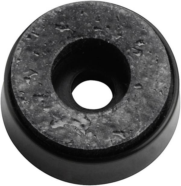 TRU COMPONENTS tlumič nárazů (šroubovatelný) černá (Ø x v) 20 mm x 7.5 mm 1 ks