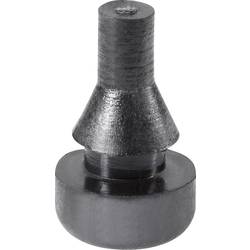 Tlmiaca prístrojová nožička so západkou PB Fastener 1245-01, (Ø x v) 4.8 mm x 8.2 mm, čierna, 1 ks