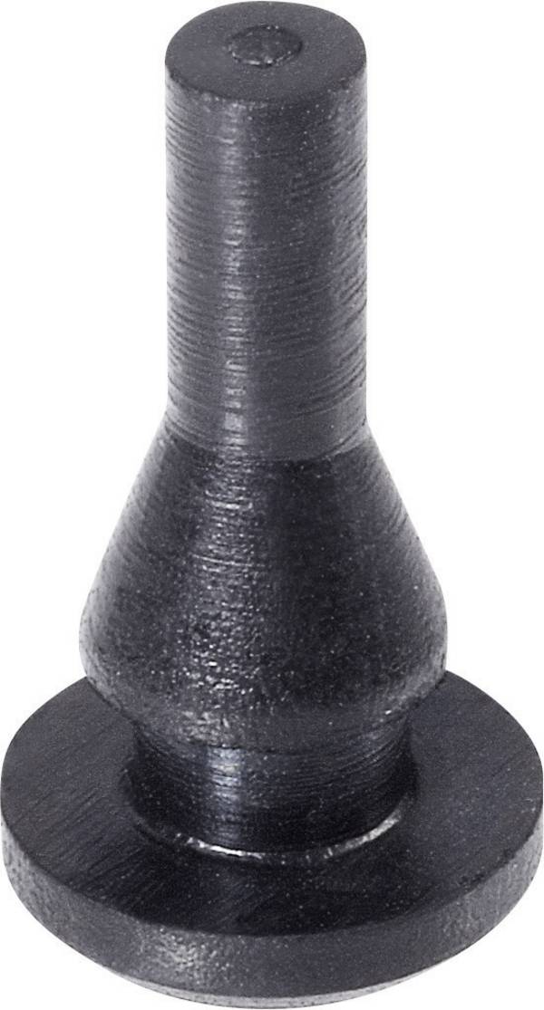 PB Fastener 1283-01 tlumicí přístrojová nožička se západkou černá (Ø x v) 8 mm x 14.7 mm 1 ks