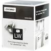 Páska do štítkovače Dymo LW, S0904980, bílá/černá, 104 x 159 mm, 220 ks