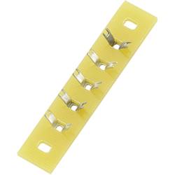 Pájecí lišta jednořadá TRU COMPONENTS 530486, pólů 5, epoxid, (d x š x v) 45 x 9 x 1.5 mm, 1 ks