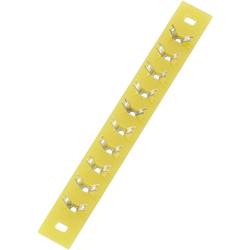 Pájecí lišta jednořadá TRU COMPONENTS 530538, pólů 10, epoxid, (d x š x v) 74 x 9 x 1.5 mm, 1 ks