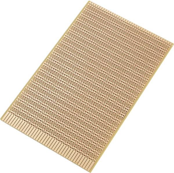TRU COMPONENTS SU527413 eurodeska  tvrzený papír (d x š) 16 cm x 10 cm 35 µm Rastr (rozteč) 2.54 mm Množství 1 ks