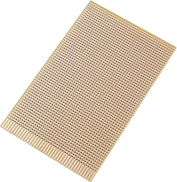 TRU COMPONENTS SU527637 eurodeska  tvrzený papír (d x š) 16 cm x 10 cm 35 µm Rastr (rozteč) 2.54 mm Množství 1 ks