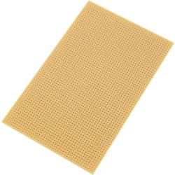 Eurodeska bez CU vložky tvrzený papír TRU COMPONENTS SU528455, (d x š) 160 mm x 100 mm, RM 2.54 mm, 1 ks