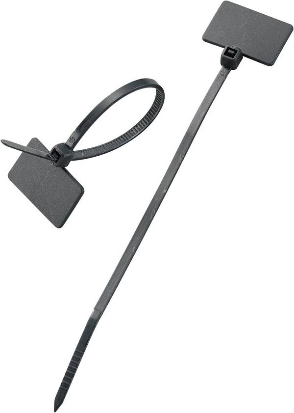 <br>  TRU COMPONENTS<br>  <br>  značení kabelů<br>  <br>  Potisknutelná plocha: 20 x 13 mm<br>  černá<br>  100 ks.