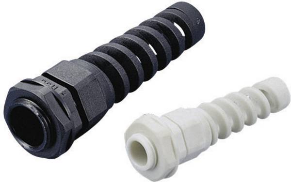 TRU COMPONENTS 1593281 kabelová průchodka se spirálou chránící proti ohybu M20 polyamid černá (RAL 9005) 1 ks