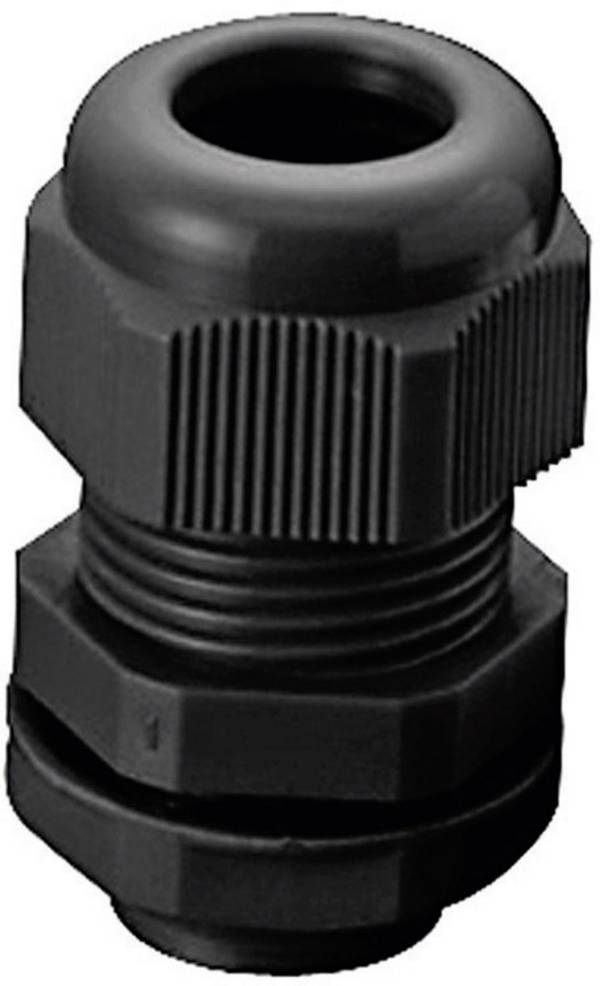 TRU COMPONENTS 1593302 kabelová průchodka M25 polyamid černá (RAL 9005) 1 ks