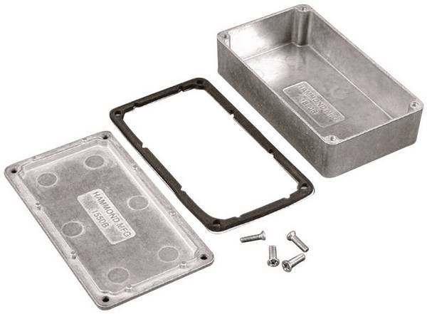 Hammond Electronics  1550WK univerzální pouzdro 140 x 102 x 76  hliník  hliník 1 ks