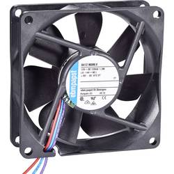 Axiální ventilátor EBM Papst, 8412 NGMLV, 12 V, 10 - 19 dBA, 80 x 80 x 25 mm