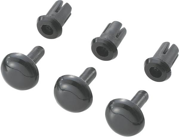 TRU COMPONENTS TC-SRR-465K203 TC-10820824 rozpínací nýt Ø otvoru 4 mm  černá 1000 ks