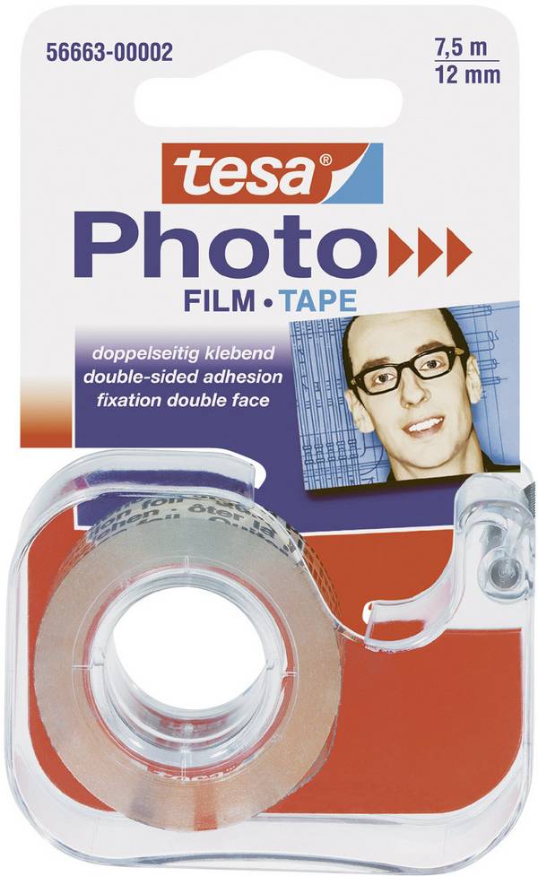 tesa Photo Film v odvíječce (d x š) 7.5 m x 12 mm transparentní Množství: 1 sada