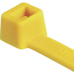 Sťahovacie pásky HellermannTyton T18R-PA66-YE-C1 116-01814, 100 mm, PA66, žltá, 100 ks