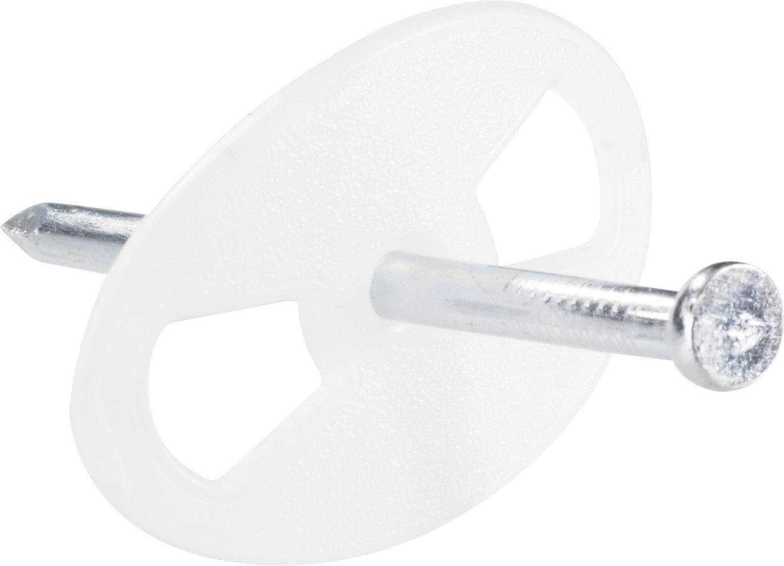 Jäger Direkt 700842 Hřebíková podložka 700842 Průměr kabelového svazku (rozsah) 2.50 mm (max) přírodní 1 ks