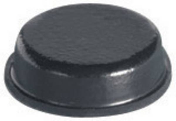 PB Fastener BS-34-CL-R-12 podstavná nožka přístrojová samolepicí, kulatá čirá (Ø x v) 9.5 mm x 3.2 mm 12 ks
