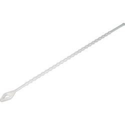 Perličkové stahovací pásky KSS TV230, 230x 3,8 mm, 100 ks, transparentní