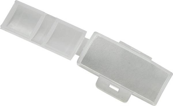 TRU COMPONENTS TC-MC2203  Označovač kabelů Druh montáže: kabelové spony Potisknutelná plocha: 43 x 19 mm přírodní  1 ks