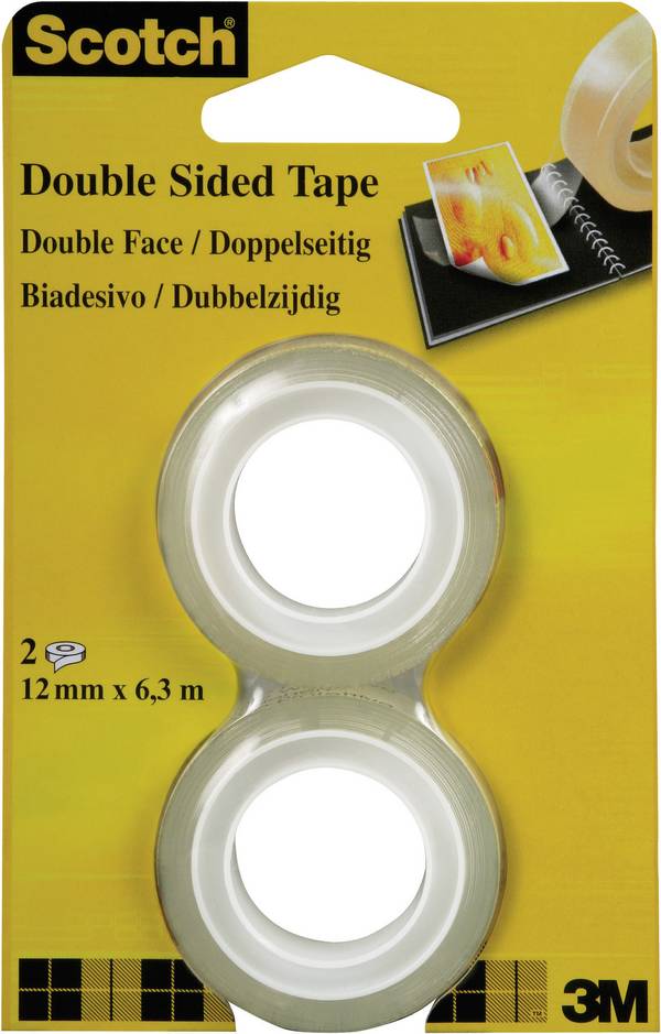 Scotch FT-5100-4927-1 136R2 oboustranná lepicí páska Scotch® 665 transparentní (d x š) 6.3 m x 12 mm 2 ks
