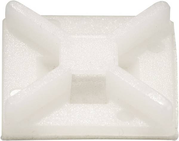TRU COMPONENTS úchytka Lepení 543234 Průměr kabelového svazku (rozsah) 17 mm (max) 4cestný vstup pro provlečení transparentní 50 ks