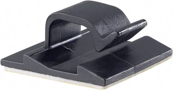 PB Fastener 5433-SW kabelová spona samolepicí 5433-SW Průměr kabelového svazku (rozsah) 8 mm (max)   černá 1 ks