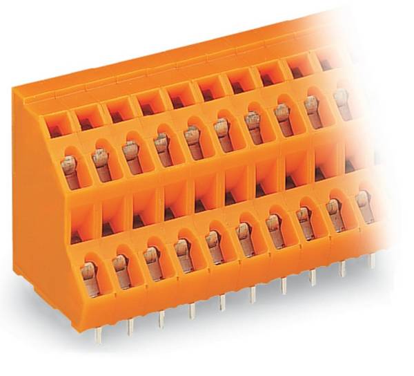 WAGO 736-316 dvojřadá svorka 2.50 mm² Pólů 32 oranžová 21 ks