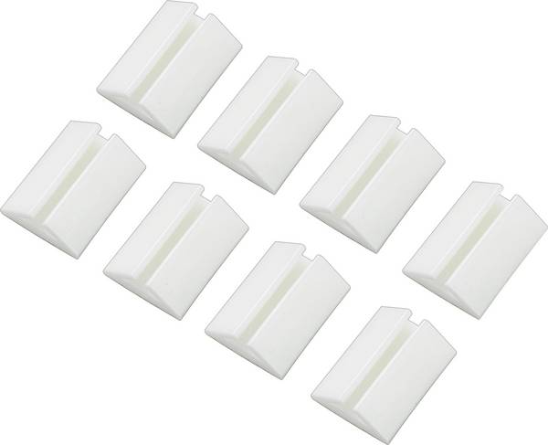 TRU COMPONENTS  držák kabelu samolepicí 1571994 Průměr kabelového svazku (rozsah) 2.50 do 3.50 mm   bílá 8 ks