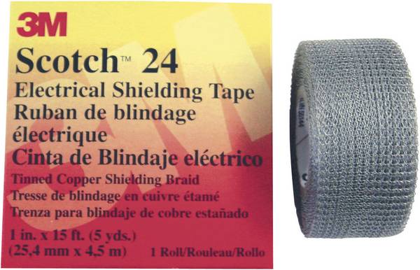 3M  SCOTCH24-25X4.5 stínicí páska Scotch® 24 stříbrná (d x š) 4.5 m x 25 mm 1 ks, bez lepidla