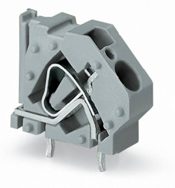 WAGO 745-841 pružinová svorkovnice 6.00 mm² Pólů 1 šedá 100 ks